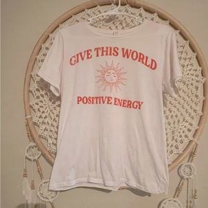 Give This World Positive Energy Graphic Tee